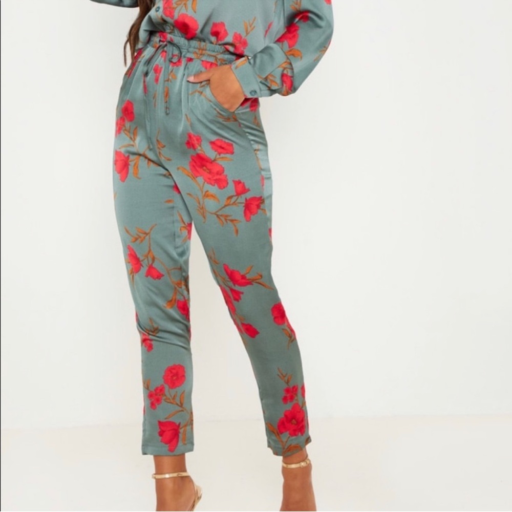 Floral Print Women's Jumpsuit